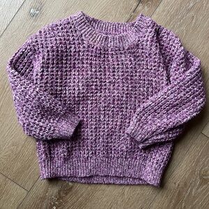 Old Navy toddler sweater purple/pink